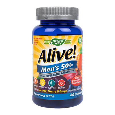 Multivitamines et minéraux pour hommes 50+ 60 gummies
