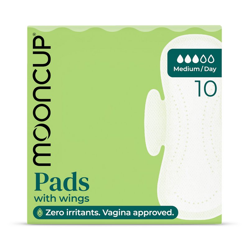 Mooncup Medium Day Pads with Wings 10 Pack