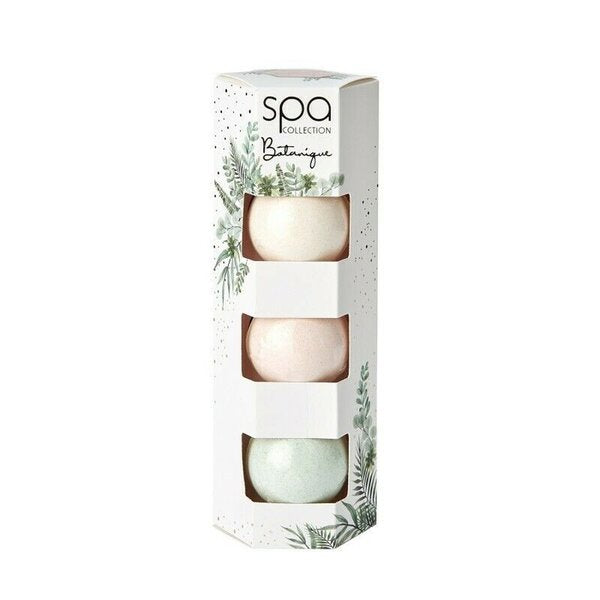 Spa Botanique Floral Bombs Gift Set 3 x 60g Bath Fizzers