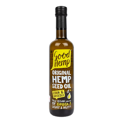 Huile de graines de chanvre pressée à froid 500ml