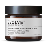 Evolve Radiant Glow 2-In-1 Mask Scrub 60ml