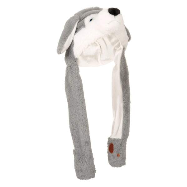 Mountain Warehouse Kids Cuddly Wolf Trapper Hat