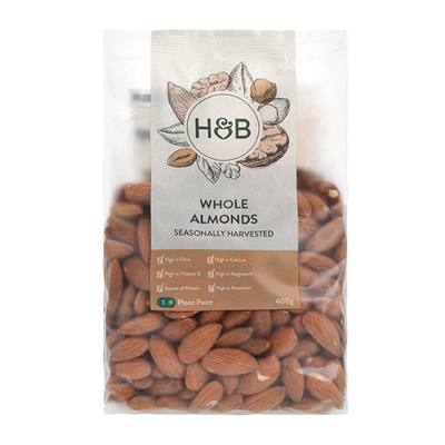 Holland & Barrett Holland Barrett Whole Almonds 400g- Buy online at McGrocer