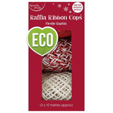 Eurowrap Raffia Christmas Ribbon (Pack of 3)