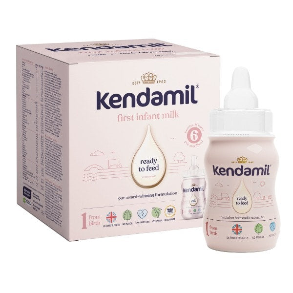 Kendamil Infant Milk Ready To Feed From Birth, 6 X 70ml