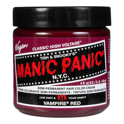 Superdrug Manic Panic High Voltage Hair Dye Vampire Red 118ml- Jetzt online bei McGrocer kaufen