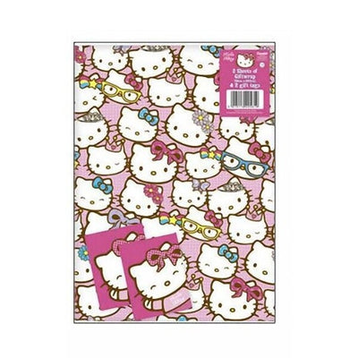 Hello Kitty innpakningspapir ark