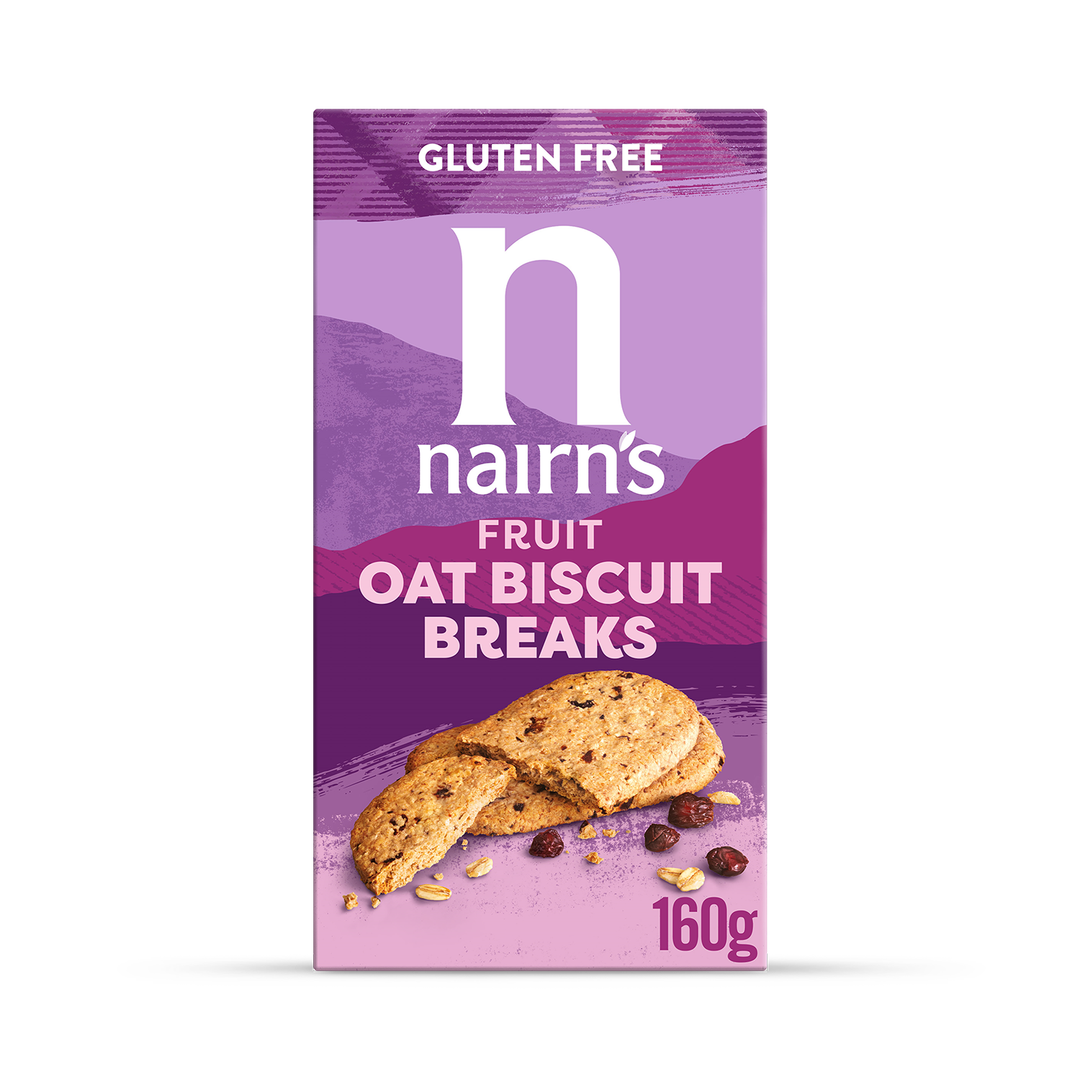 Nairns Gluten Free Fruit Oat Biscuit Breaks 160g
