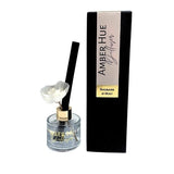 Amber Hue Candles - Rhubarb & Mint - Flower Reed Diffuser - 100ml