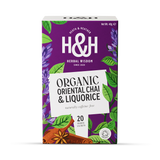 Heath Heather Organic Oriental Chai Liquorice 20 Tea Bags