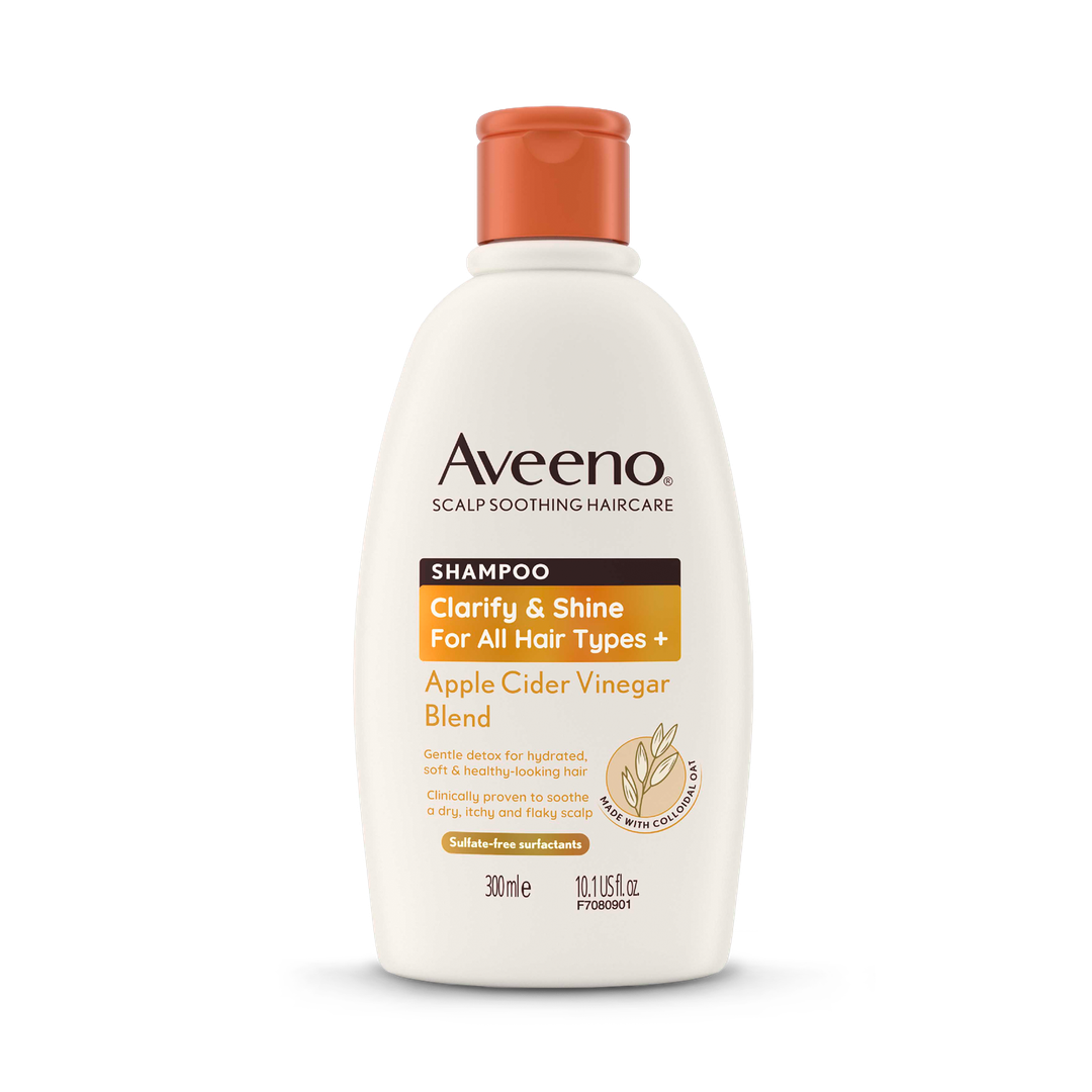 Aveeno Haircare Clarify And Shine Apfelessig Shampoo 300ml