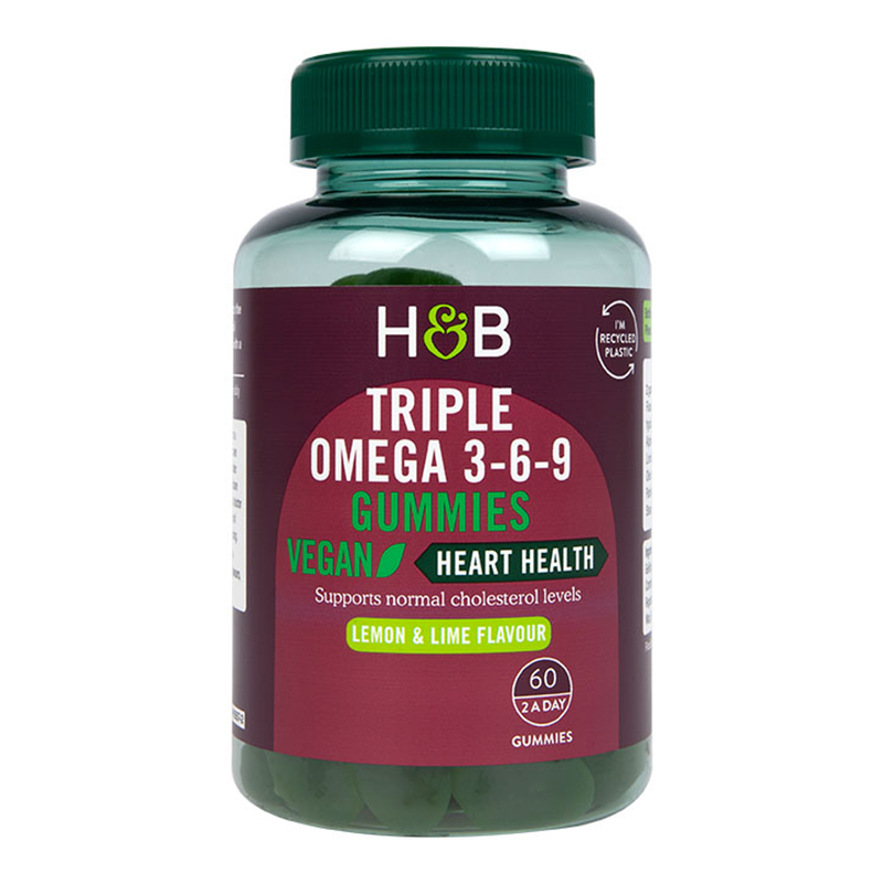 Holland Barrett Vegan Triple Omega 3-6-9 Oil 60 Gummies