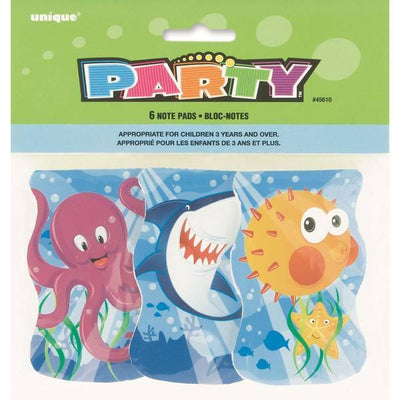 Superdrug Unique Party Shark Notepad (pakke med 6)- Kjøp online hos McGrocer
