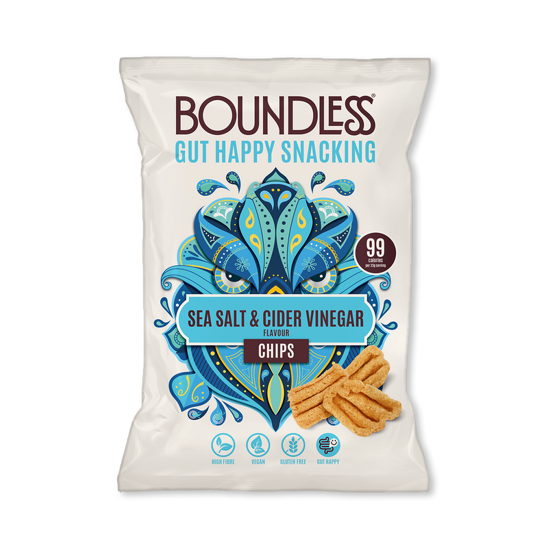 Boundless Chips mit Meersalz und Apfelessig, aktiviert, 80g