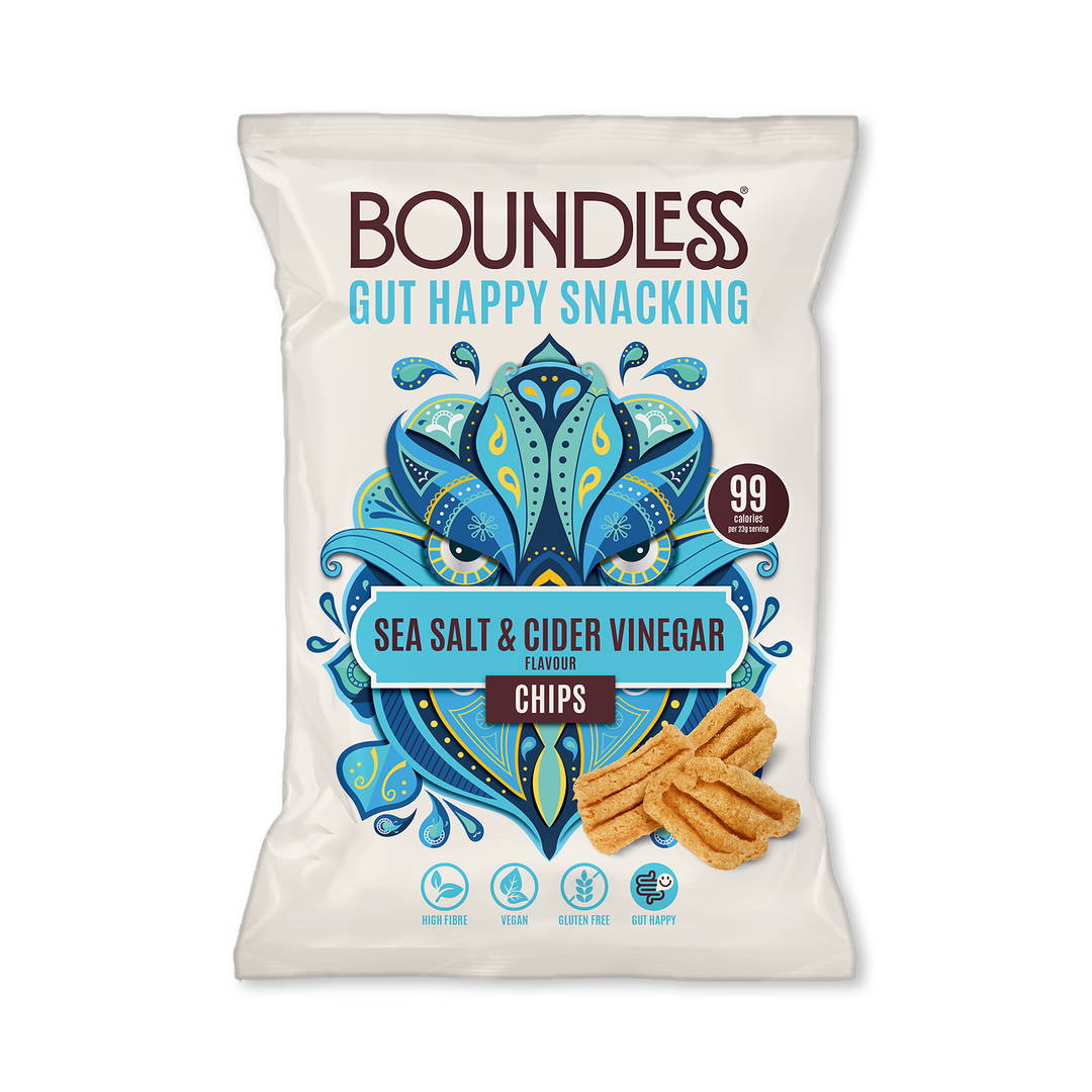 Boundless Chips mit Meersalz und Apfelessig, aktiviert, 80g