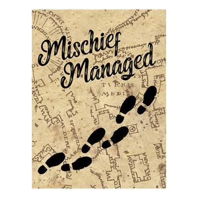 Superdrug Harry Potter Mischief Managed Framed Canvas Print- Buy online at McGrocer