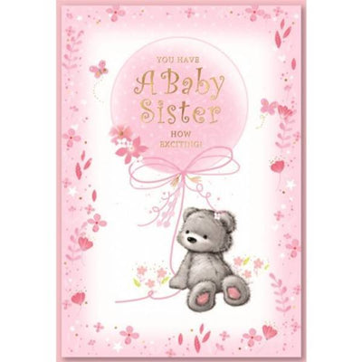 Simon Elvin Baby Sister Teddybär-Karte (6er-Pack)