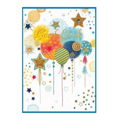 Carte Simon Elvin Isabel Garden Bonne Chance (Lot de 6)