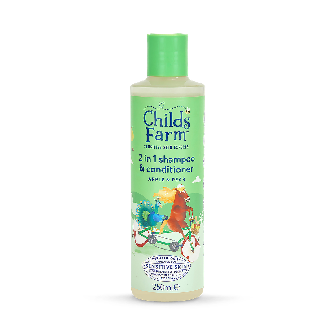 Childs Farm 2-i-1 Sjampo Balsam Eple Pære 250ml