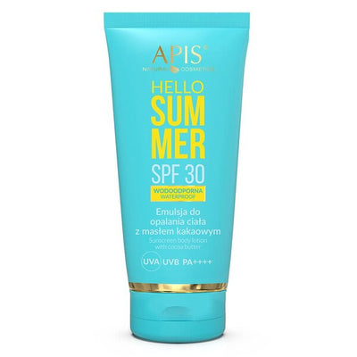 Superdrug APIS Sunscreen Body Lotion with cocoa butter SPF30 200ml- Buy online at McGrocer