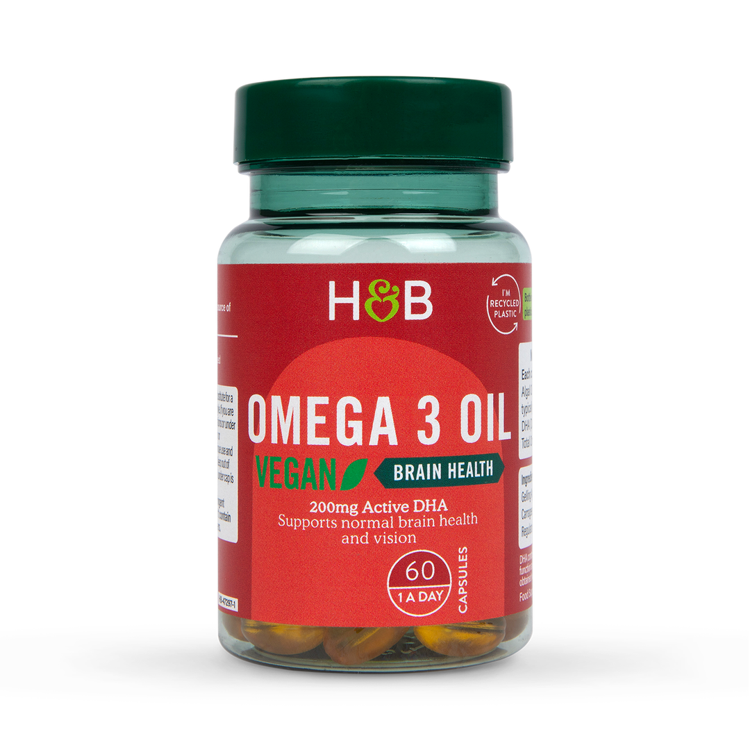 Holland Barrett Vegan Omega 3 Oil 500mg 60 Capsules