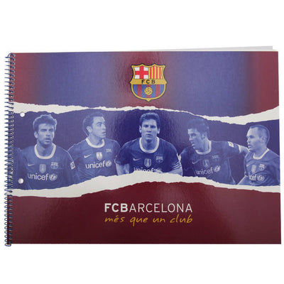 Superdrug FC Barcelona Official 20 Page Football Crest Art Sketch Pad- Buy online at McGrocer