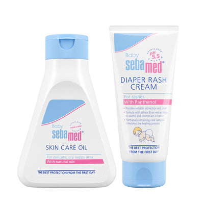 Superdrug Sebamed Baby Nappy Care Bundle Set- Buy online at McGrocer