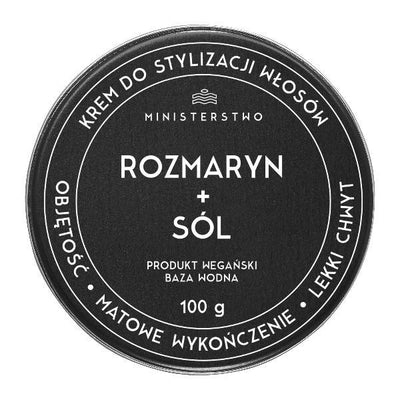 Superdrug Ministerstwo ROSEMARY Hair styling cream-prestyler 100g- Buy online at McGrocer