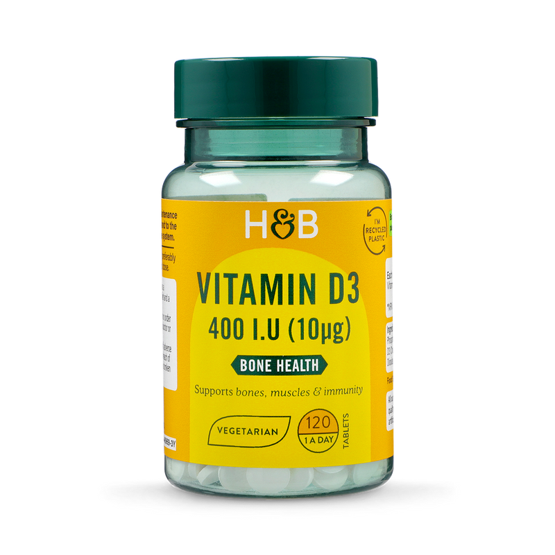 Holland Barrett Vitamin D3 400 IU 10ug 120 Tablets