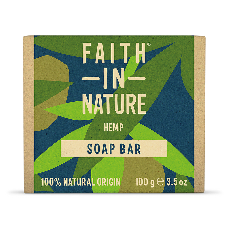 Faith in Nature Hemp with Green Tea Soap 100g