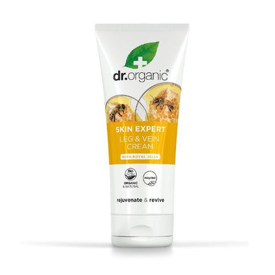 Superdrug Dr Organic Royal Jelly Leg & Vein Cream 200ml- Buy online at McGrocer