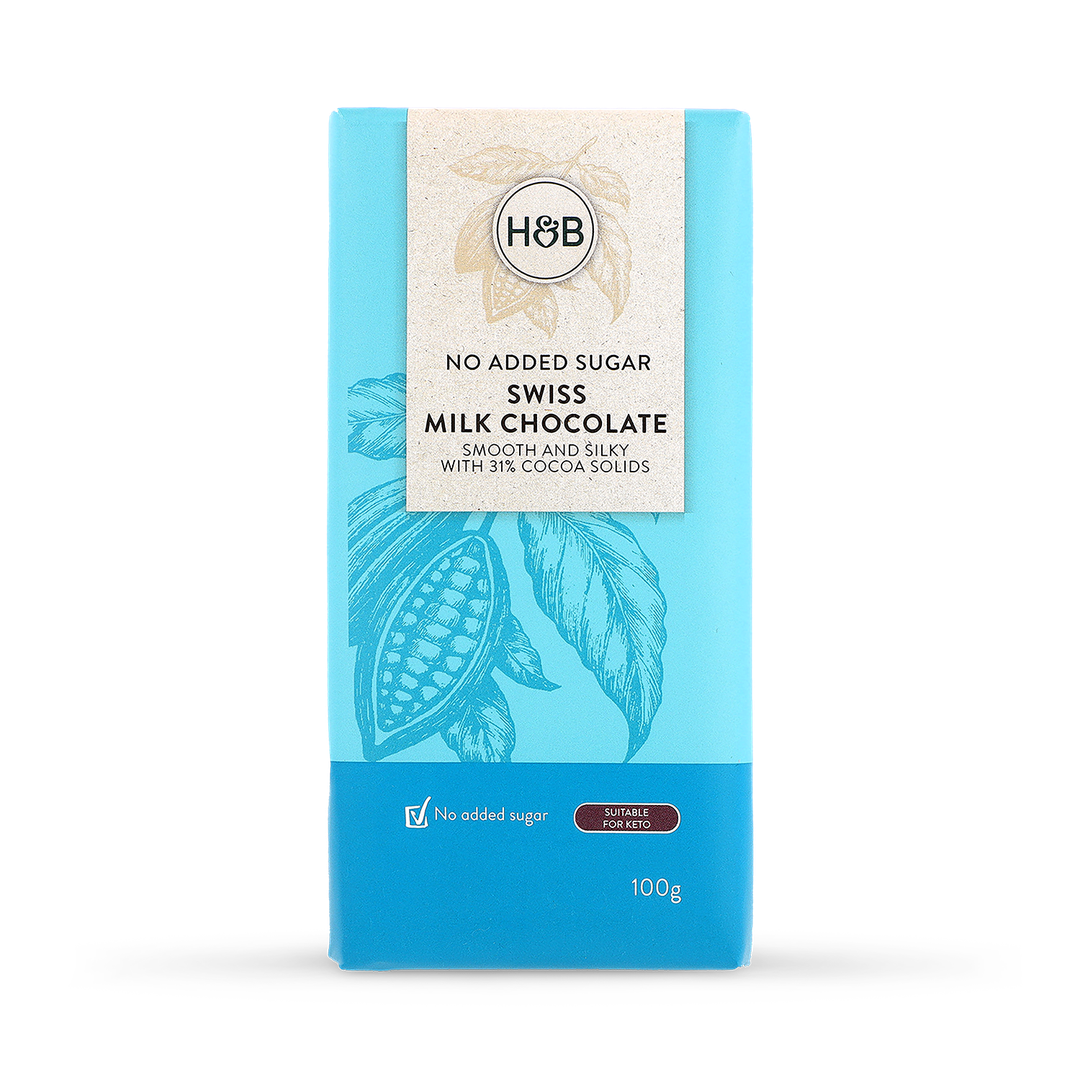 Holland Barrett Swiss Milk Chocolate 100g