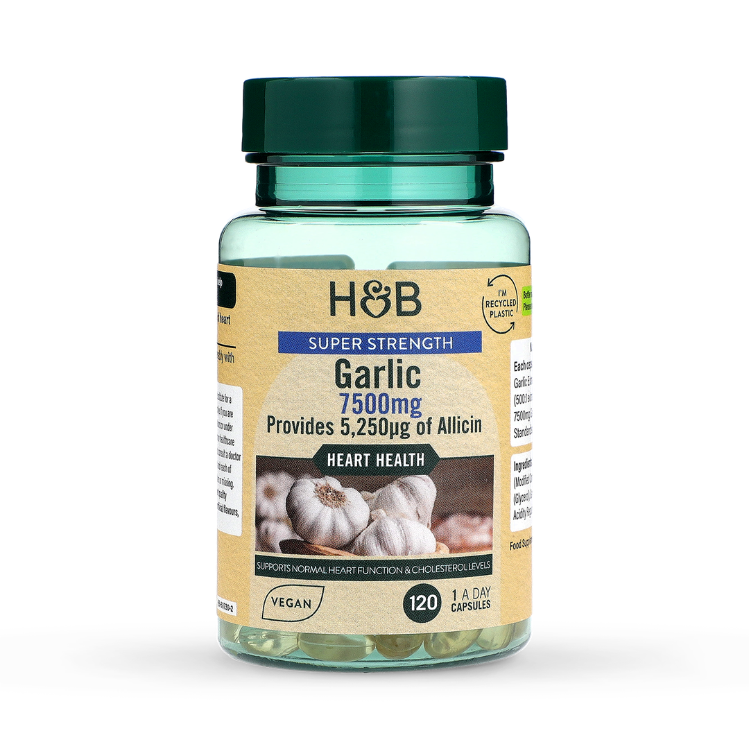 Holland Barrett Super Strength Garlic 7500mg 120 Capsules