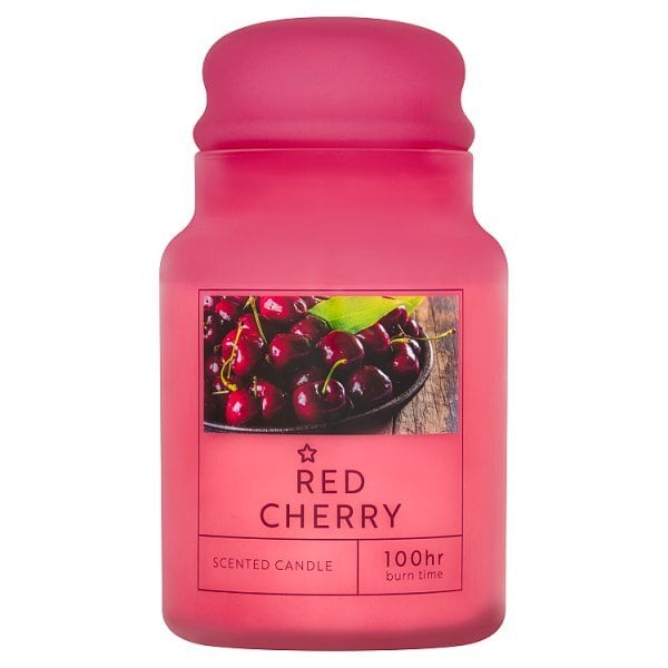 Superdrug Red Cherry Candle 620G