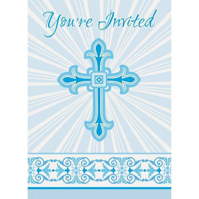 Carte de remerciement unique pour baptême/baptême (Pack de 8)
