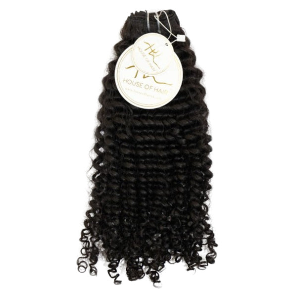 House Of Hair UK Tight Curly Ebony Weft 18 - Bundle