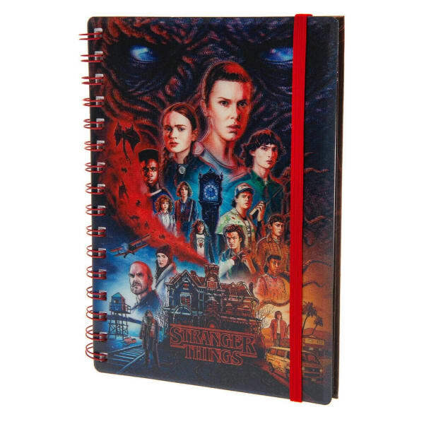 Stranger Things 3D-Effekt Vecna A5 Notizbuch