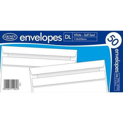 Superdrug County Stationery selbstklebender Umschlag (Packung mit 50 Stück) - Online bei McGrocer kaufen