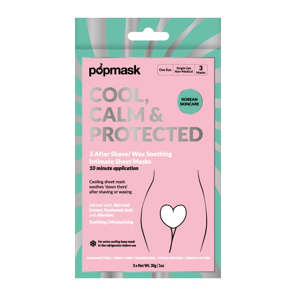 Popmask Intimate Sheet Mask Post-Shave Care 3pc