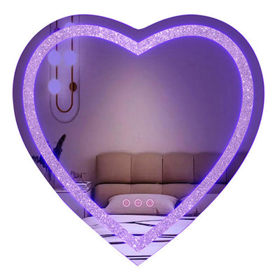 Superdrug Fascinate LED Forfengelighetsspeil Hjerteformet 71x71cm DP702_I2828 - Kjøp online hos McGrocer