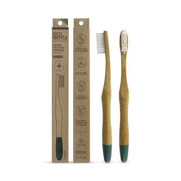 Ecodenta Bamboo Toothbrush - Medium