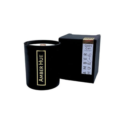 Superdrug Amber Hue Candles - God's Gift Deluxe Candle - Soy Wax - 200g- Buy online at McGrocer