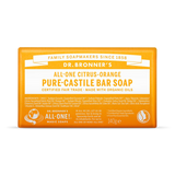 Dr Bronner All-One Citrus-Orange Pure-Castile Bar Soap 140g