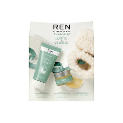 Superdrug REN Evercalm Cleanser Nourisher Duo- Buy online at McGrocer