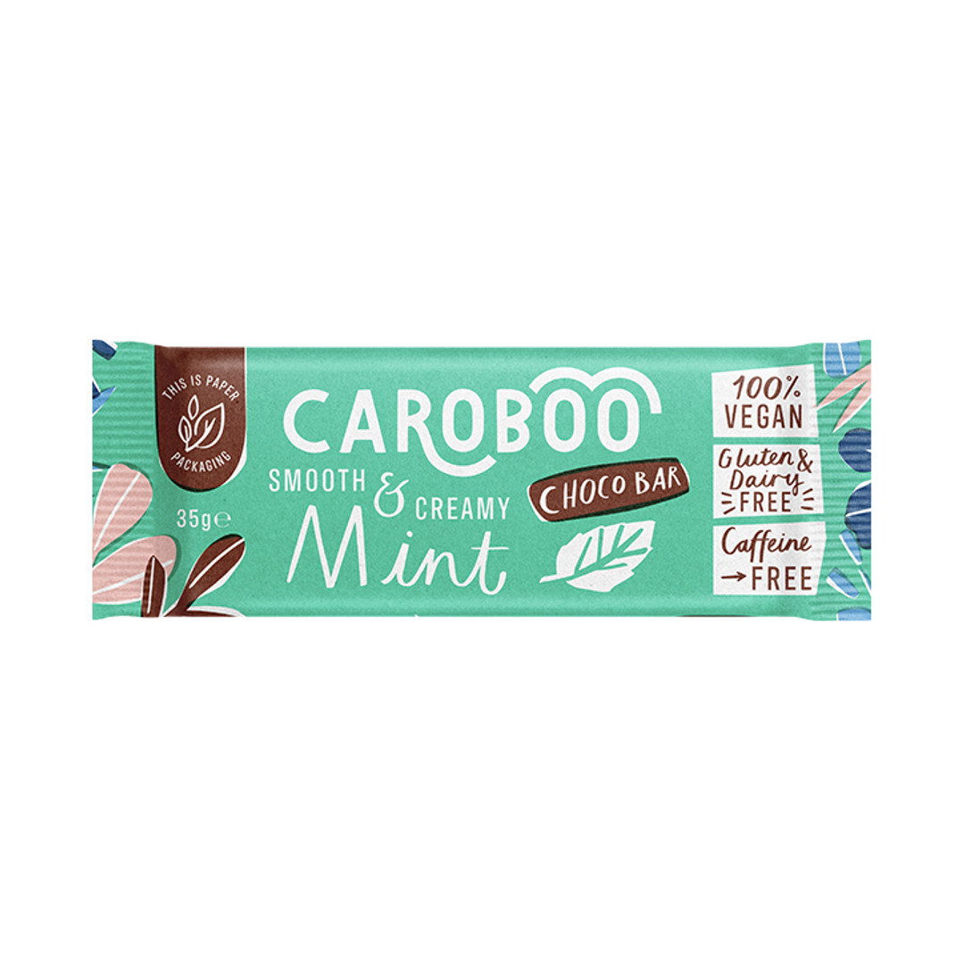 Caroboo Minz-Johannisbrot-Schoko-Riegel 35g