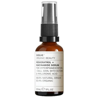 Superdrug Evolve Beauty Resveratrol + Niacinamide Serum 30 ml- Buy online at McGrocer