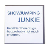 بطاقة Gubblecote Showjumping Junkie Wordy Card