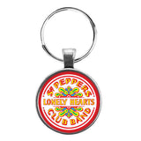 The Beatles Sgt Pepper Enamelled Keyring