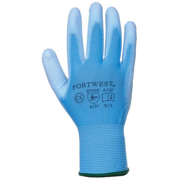 Portwest PU Palm Coated Gloves (A120) / Workwear (L)