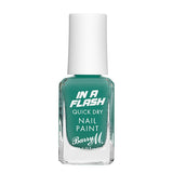 Barry M In A Flash Quick Dry Nail Paint - Teal Rush